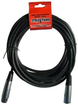 3x Dynamic Cardioid Handheld Stage Microphone with Clip with 3x 15ft XLR Microphone Cable G3279