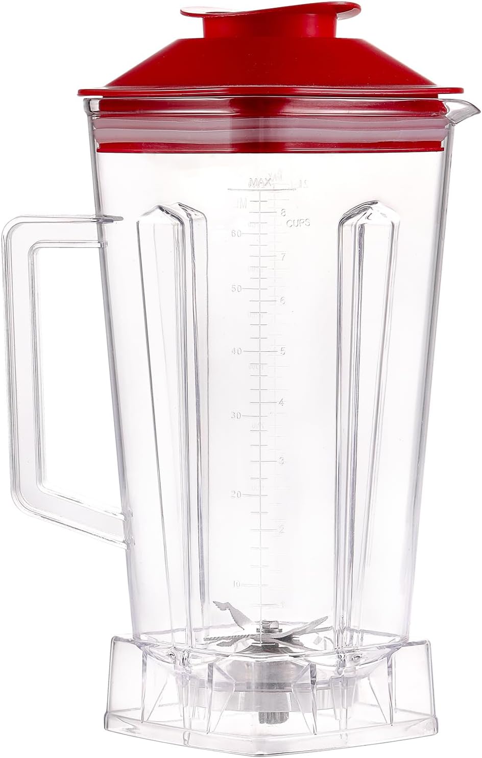 64 OZ Blender Pitcher with Red Lid D705888