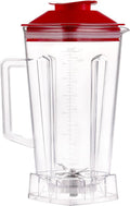 64 OZ Blender Pitcher with Red Lid D705888