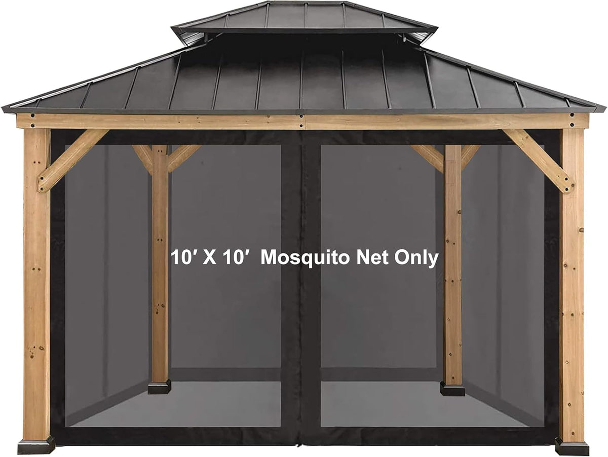 Brown Gazebo Canopy Sidewalls 7FT O320173