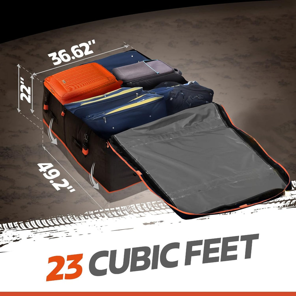 19 Cubic Feet Waterproof Car Roof Bag & Rooftop Cargo Carrier R47564