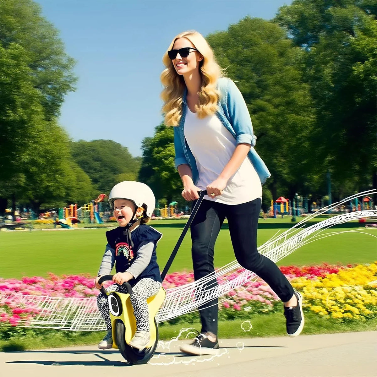 12in Hand Push Unicycle for Kids U203