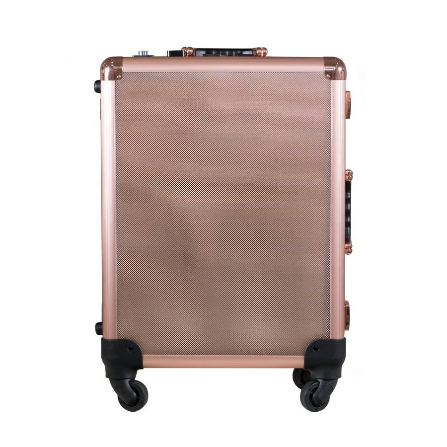 Rose Gold Bling Vanity Travel Train Case Z96122