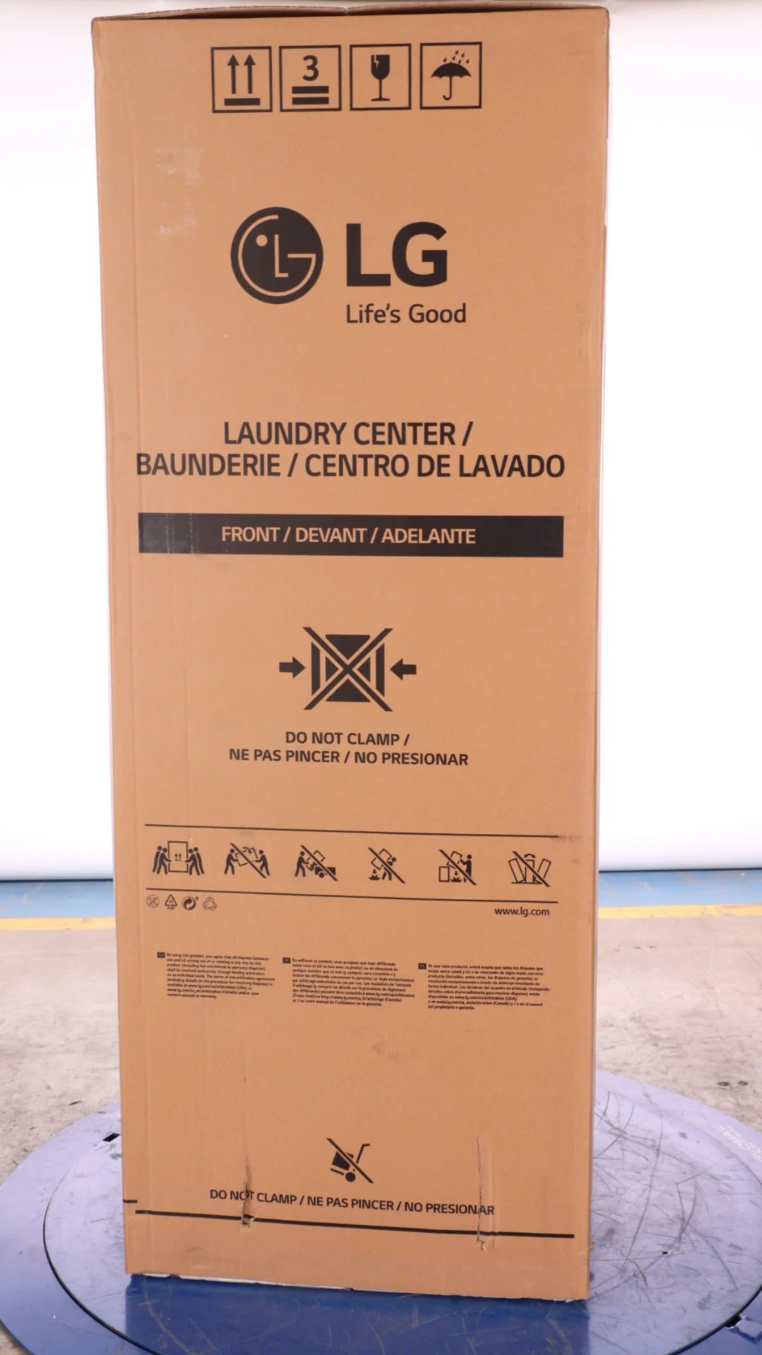 White Front Load Washtower 5.2 Cu. Ft. Washer 7.4 Cu. Ft. Electric Dryer J53691