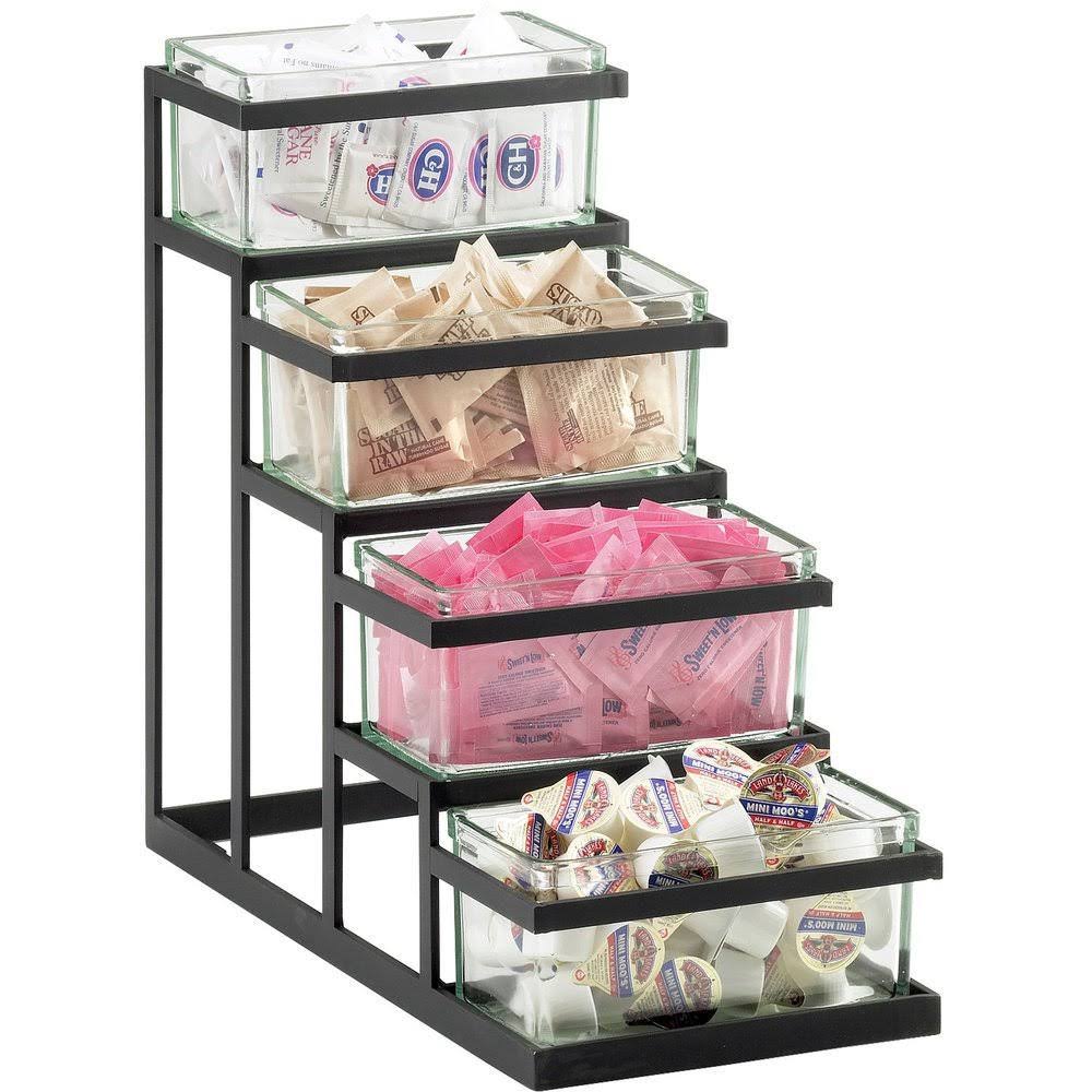 Black Coffee/Tea Condiment Unit D6578