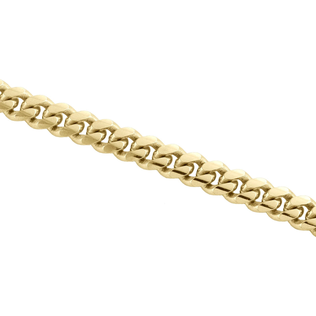 10K Yellow Gold Solid Miami Cuban Link Chain Necklace 30 Inch D5772