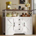 Buffet Cabinet Sideboard with 3 Drawers and 2 Doors J652