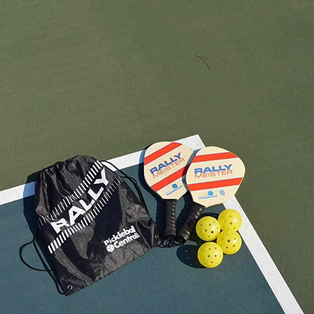 Wood Pickleball Paddle Set for 2 Players C549088