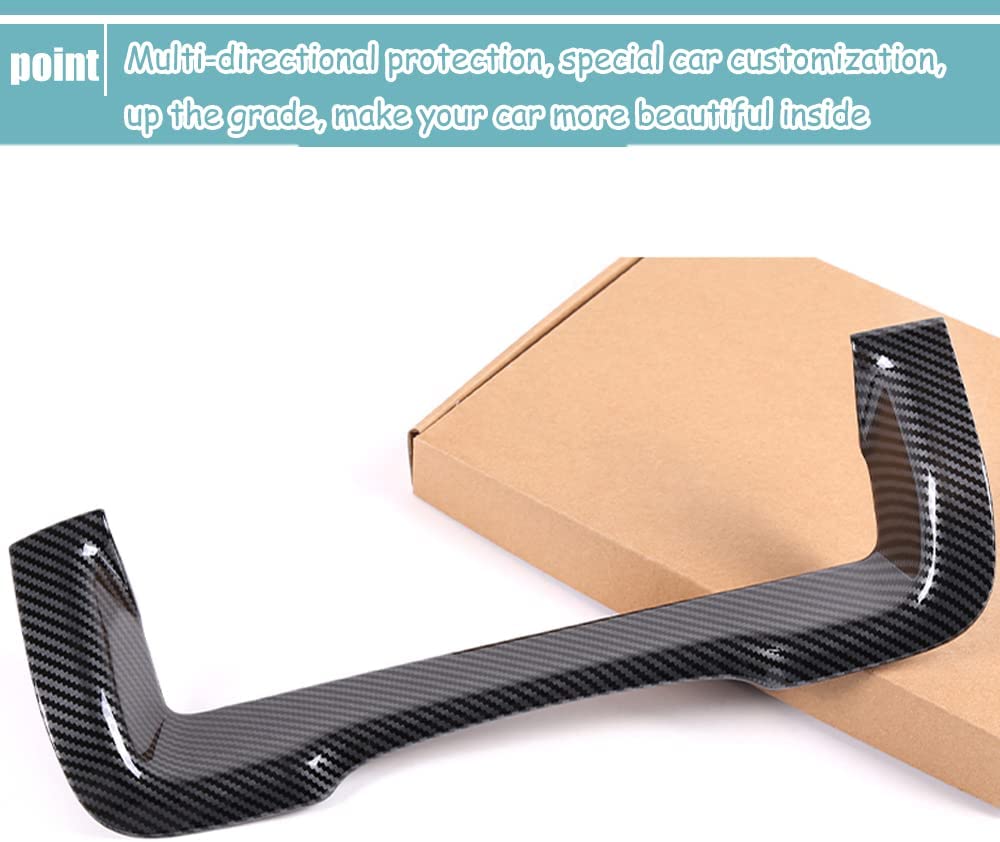 ABS Center Console Dashboard Cover Sticker Carbon Fiber Style C4968