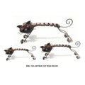 Set of 3 Iron Cat Decor R7236