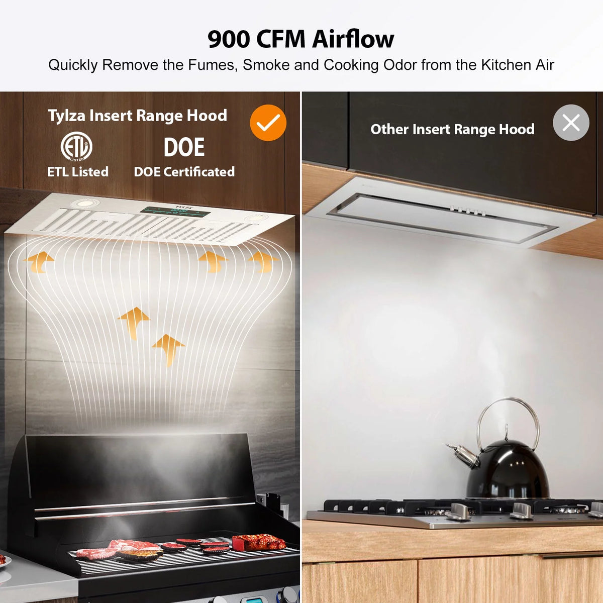 Under Cabinet Range Hood with 900 CFM U43407