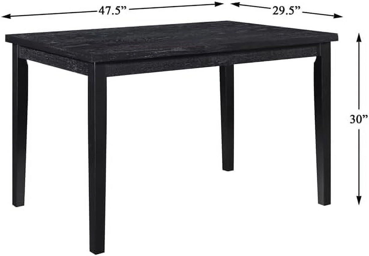 Black Wood Dining Table N514