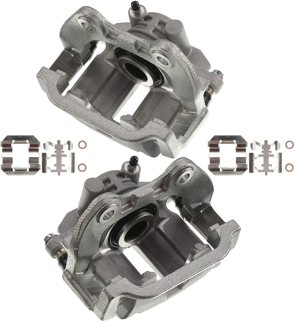 Disc Brake Caliper Assembly with Bracket Rear Left and Right Side 2-PC Set G5874