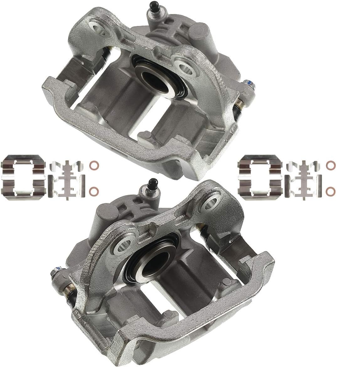 Disc Brake Caliper Assembly with Bracket Rear Left and Right Side 2-PC Set G5874
