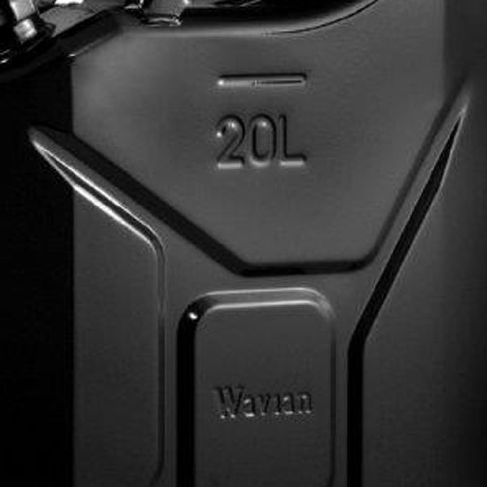 Black NATO Jerry Fuel Can and Spout System (20 Litre) P5246