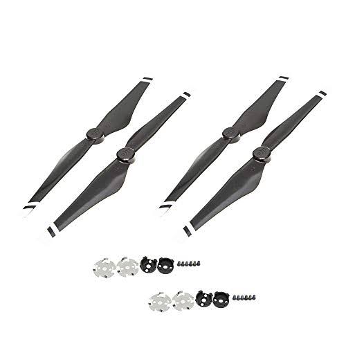 2 Pairs Quick-Release Propellers with Adapters for DJI Inspire 1 V2.0 (White Stripes) D72214