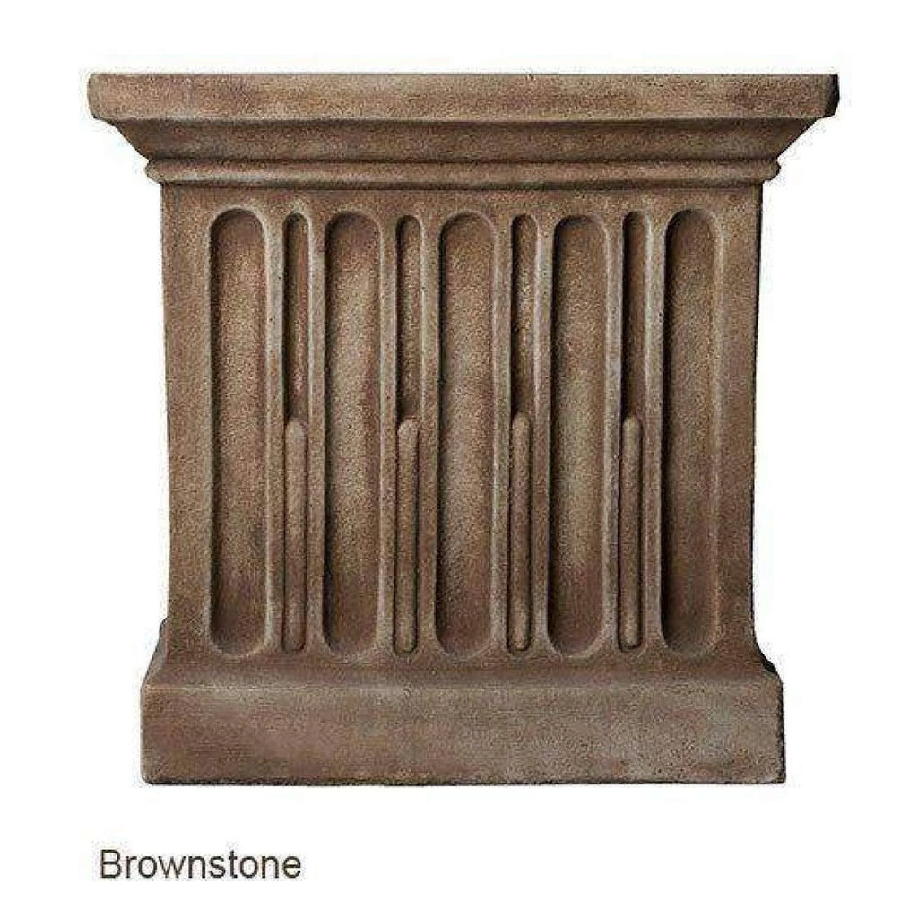 Grey Stone Curved Leaf Bench L171