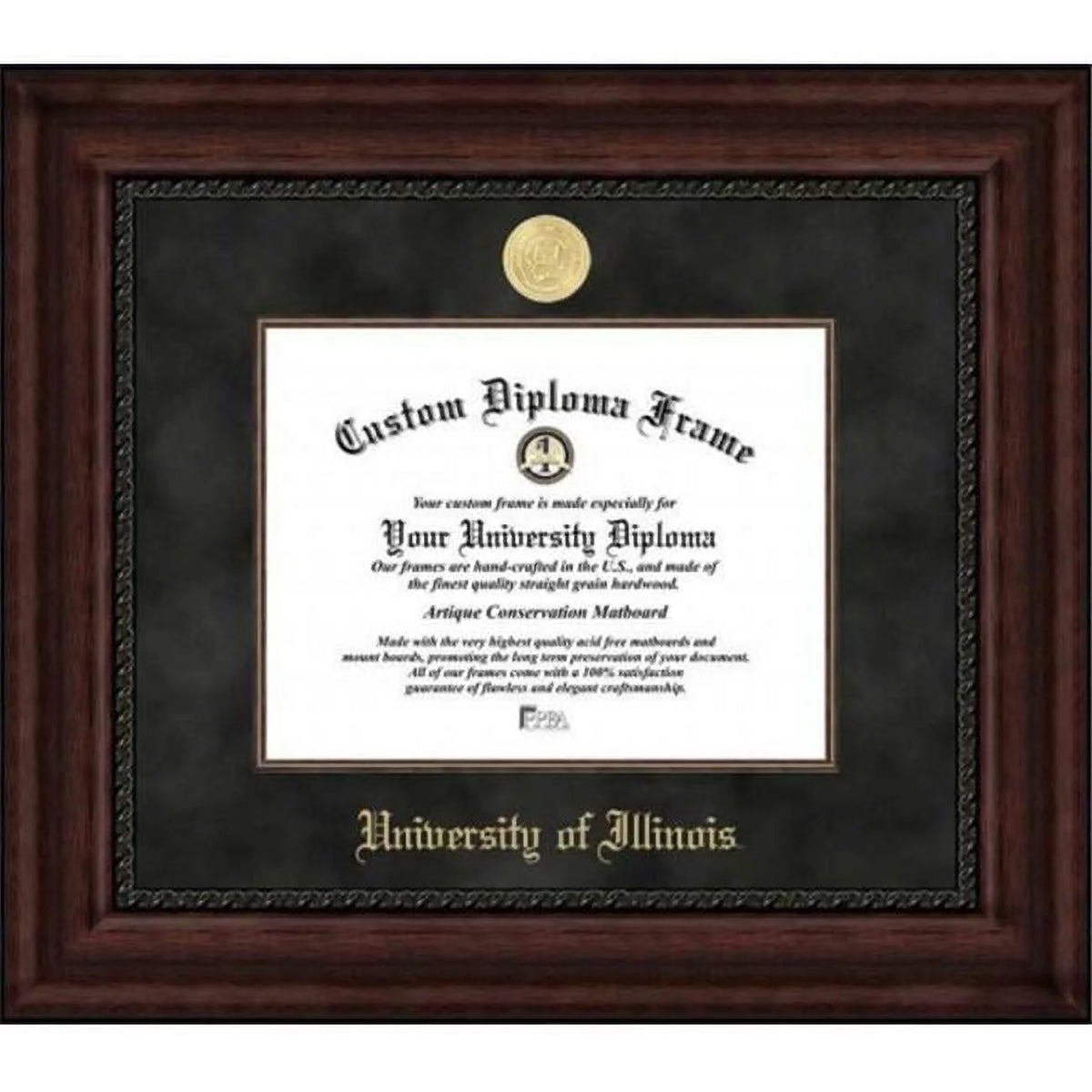 University of Illinois Executive Diploma Frame L845382