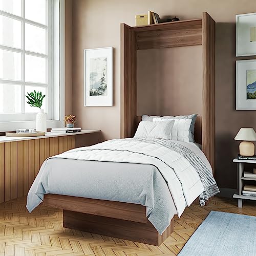 White Full Murphy Wall Bed with Shelf N467747