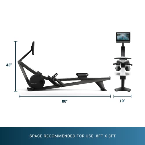 Wave Rowing Machine with 16" HD Touchscreen & Speakers - Foldable X2352