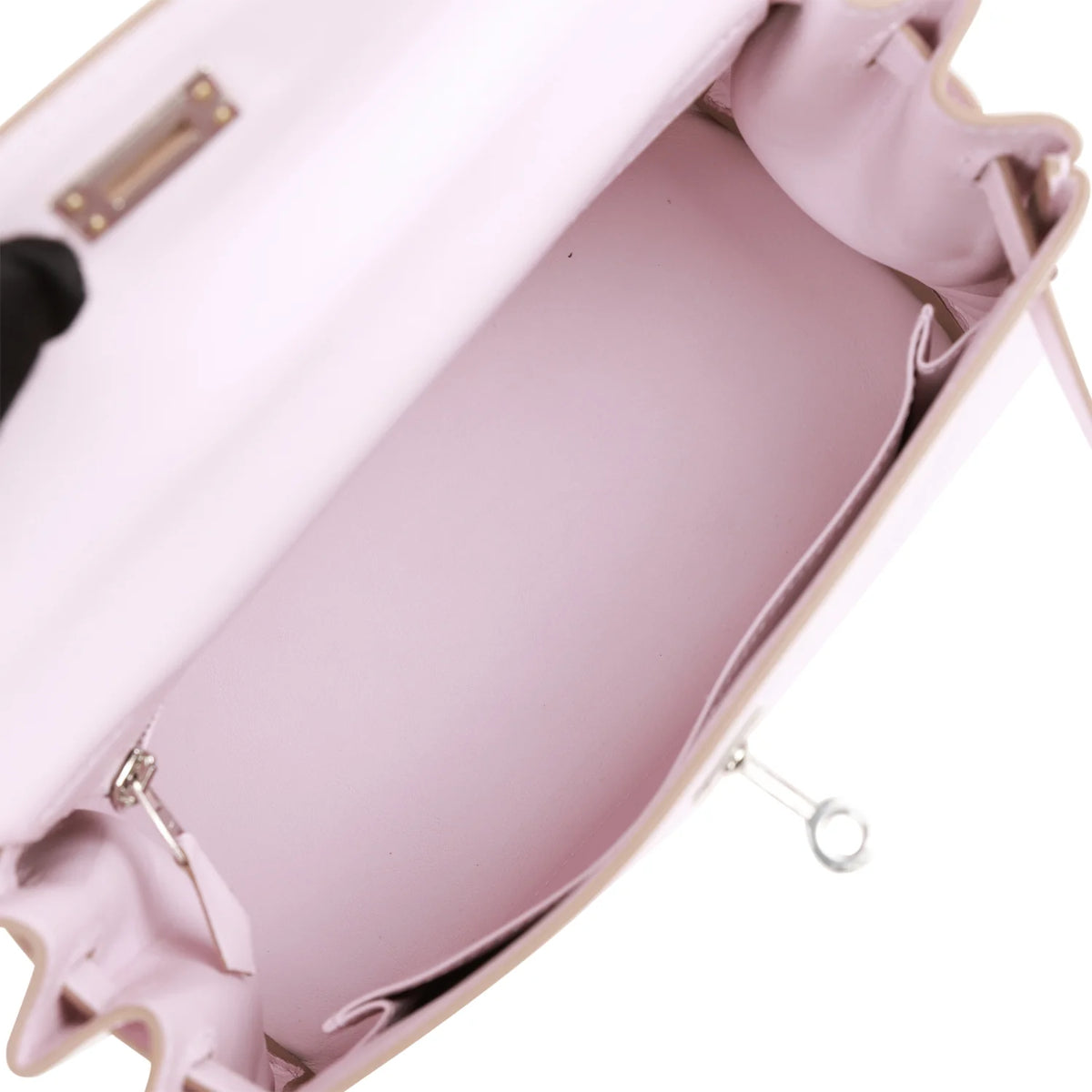 Mauve Pale Swift Palladium Hardware Handbag Q697
