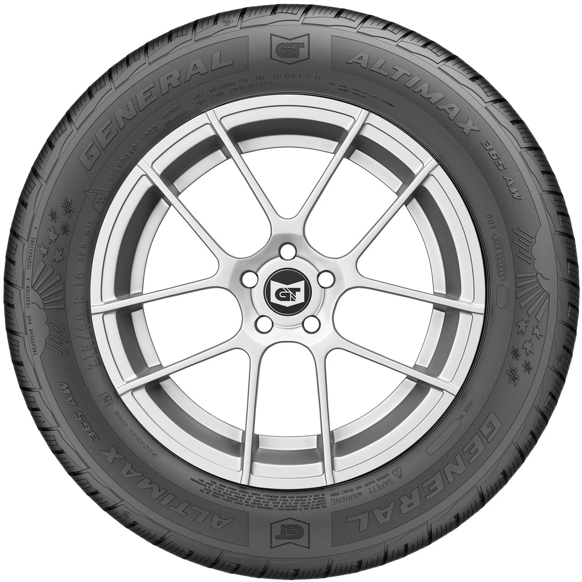All Weather 225/65R17 102H Passenger Tire G343
