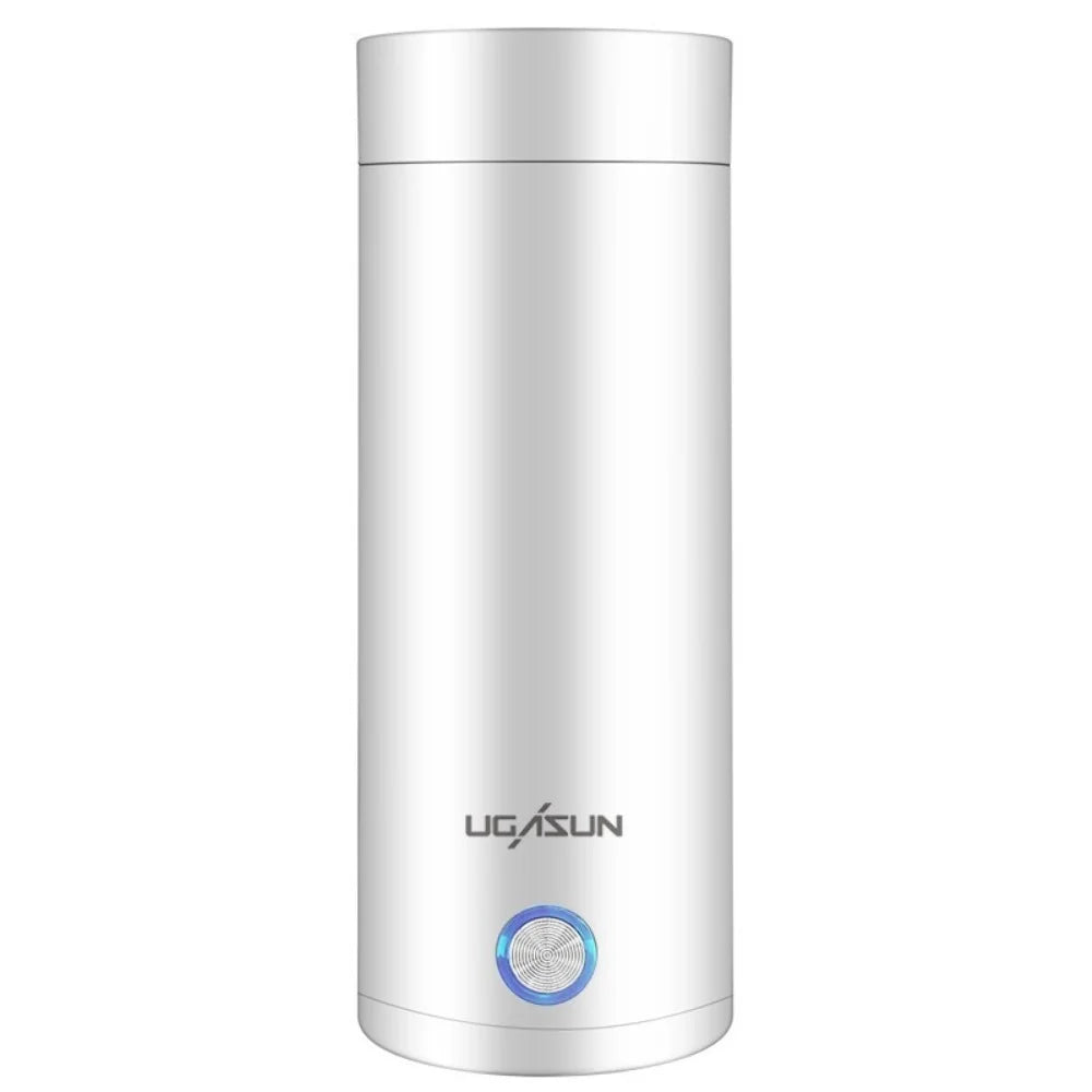 400ML Electric Travel Water Boiler Tea Cup WHITE EU K2692
