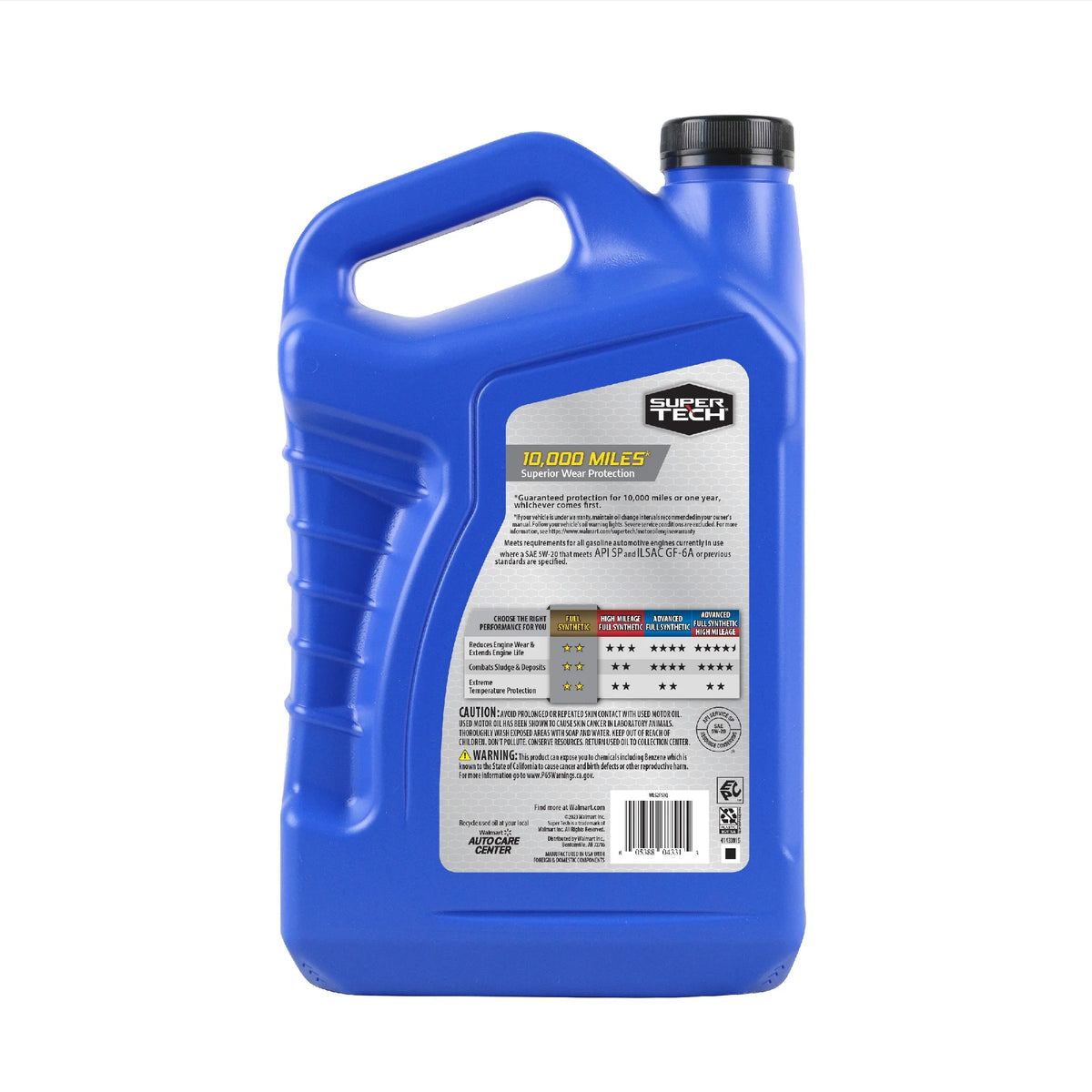 Full Synthetic SAE 5W-20 Motor Oil, 5 Quarts I576452