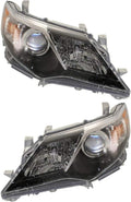 Toyota Camry Headlight Assembly 2012 2013 2014 Pair Halogen Q677584