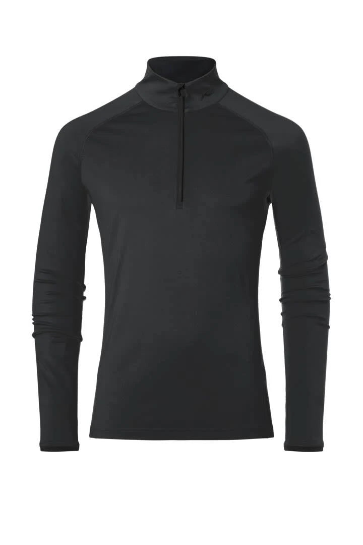 Men Halfzip Black Casual Jacket S59284