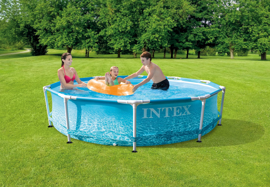 10' X 30 Metal Frame Swimming Pool with Filter Pump V1330