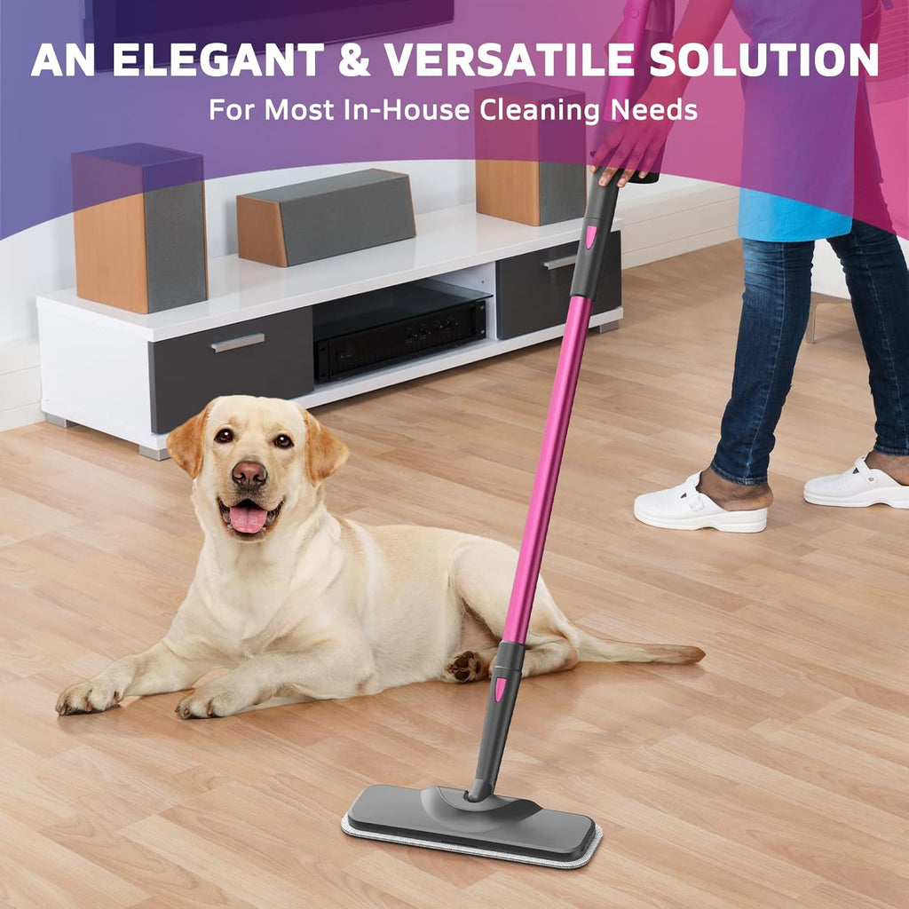 Steam Mop Cleaner with Detachable Handheld Steamer, 7-in-1 Accessories, Washable Microfiber Pads E526003