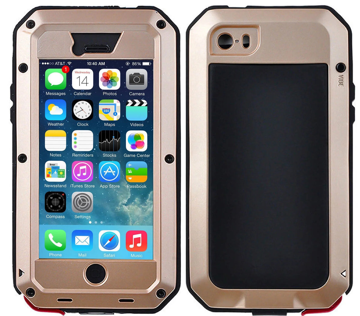 Gold Aluminum Metal iPhone 6s Case U35237
