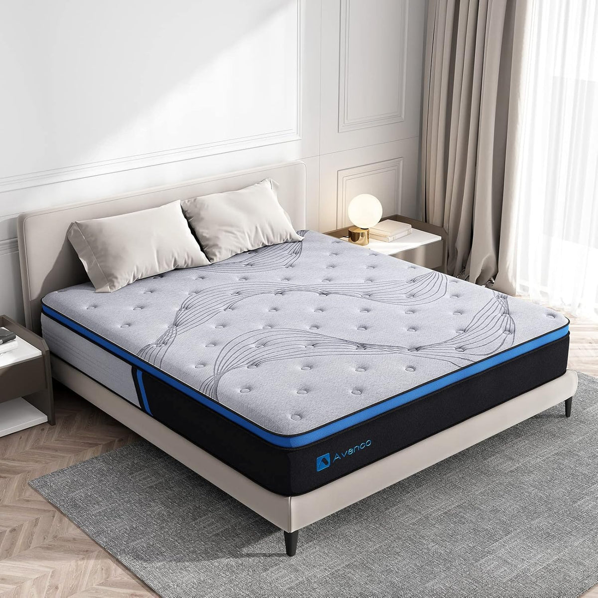 California King 10 Inch Hybrid Memory Foam Mattress M57911