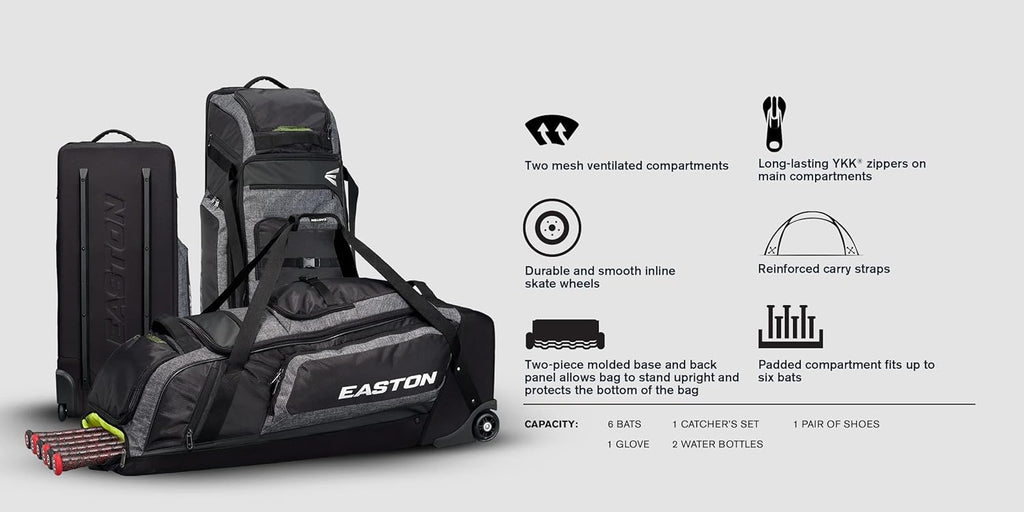 Black Wheeled Equipment Bag Y491918