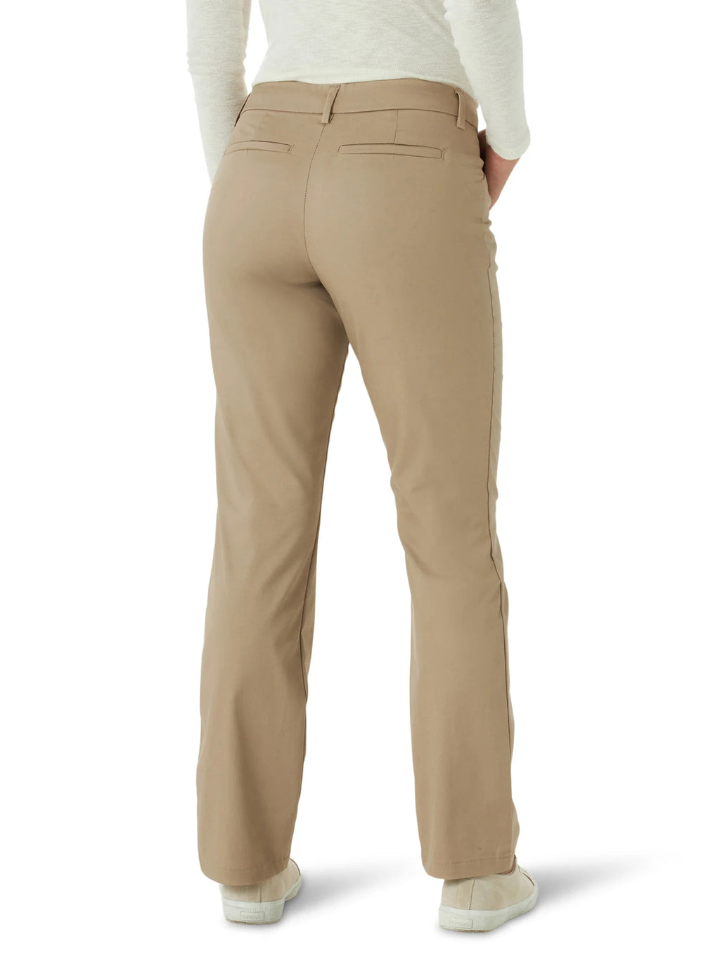 Straight Leg Wrinkle Resist Stretch Pant D4101