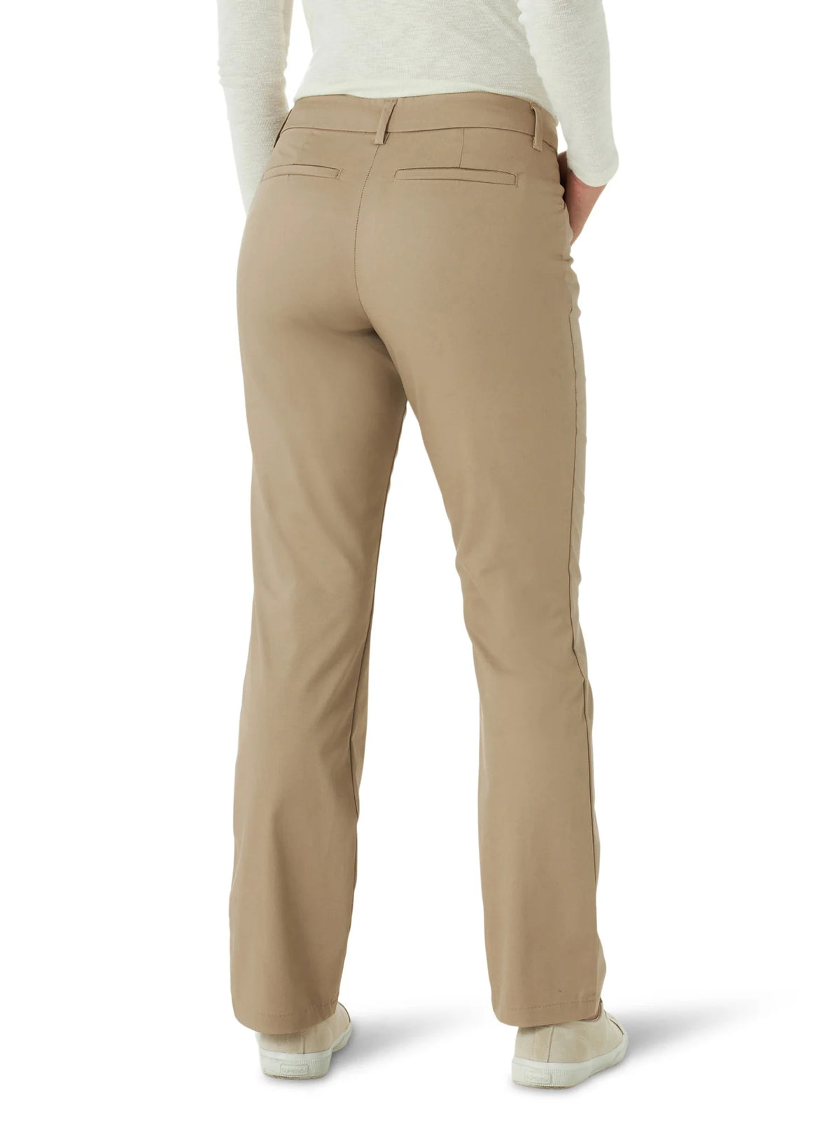 Straight Leg Wrinkle Resist Stretch Pant D4101