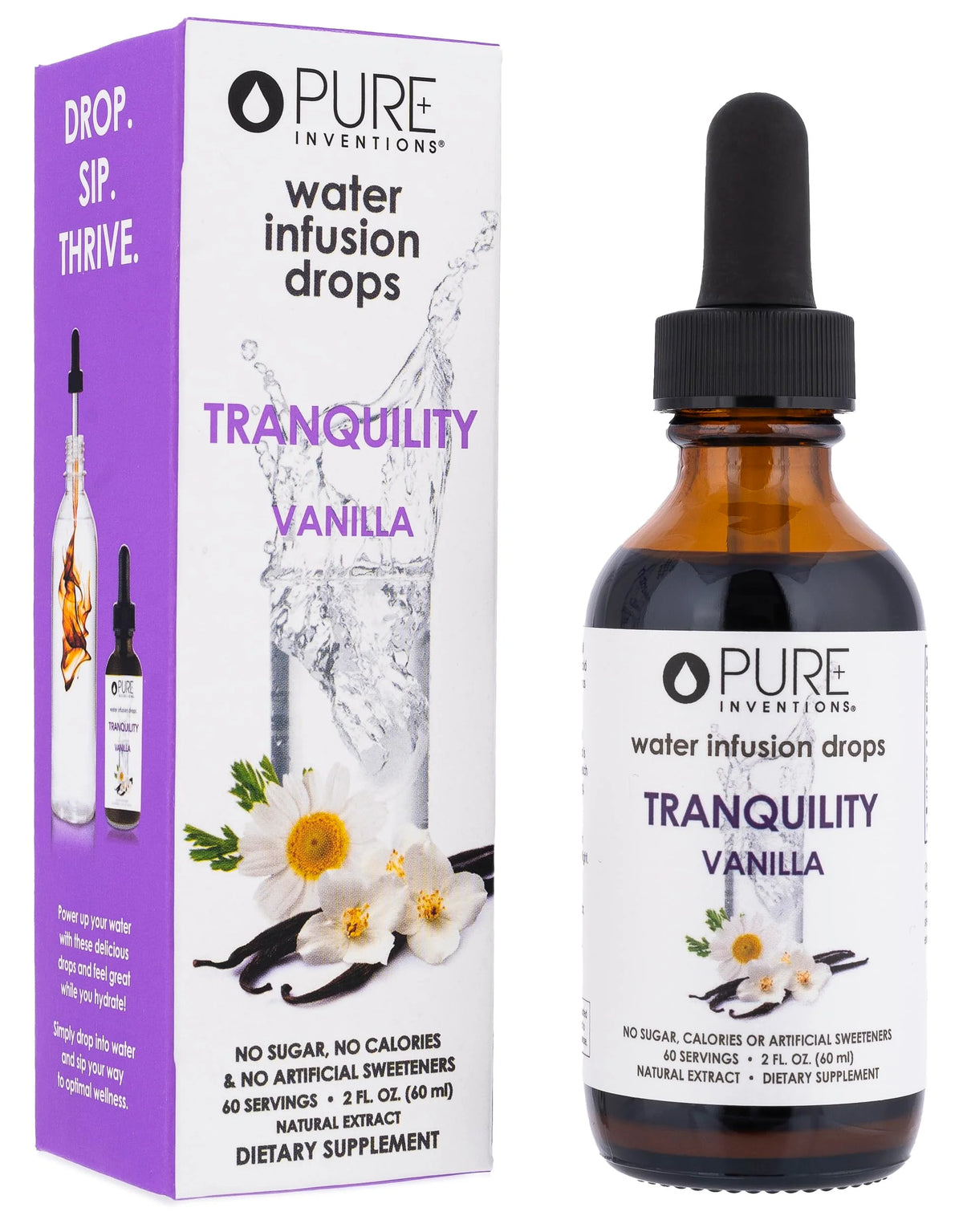 Vanilla Chamomile Water Infusion Drops 2 oz E237