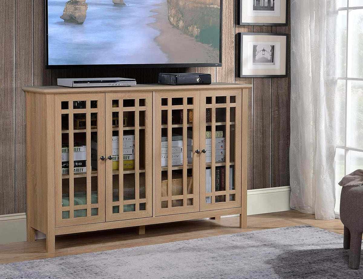4 Door Glass Storage Cabinet A39426