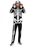 Unisex Skeleton Pumpkin Hooded Onesie N159