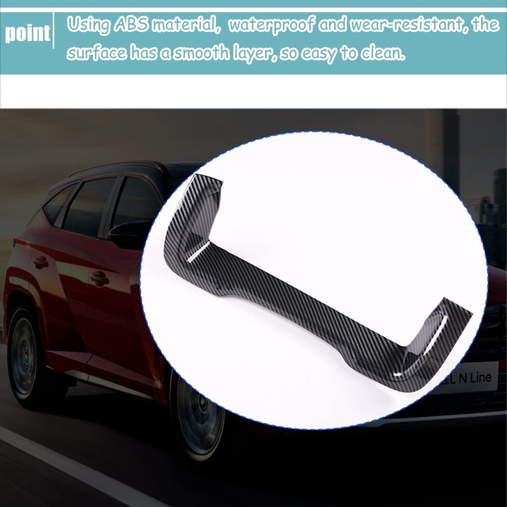 ABS Center Console Dashboard Cover Sticker Carbon Fiber Style C4968