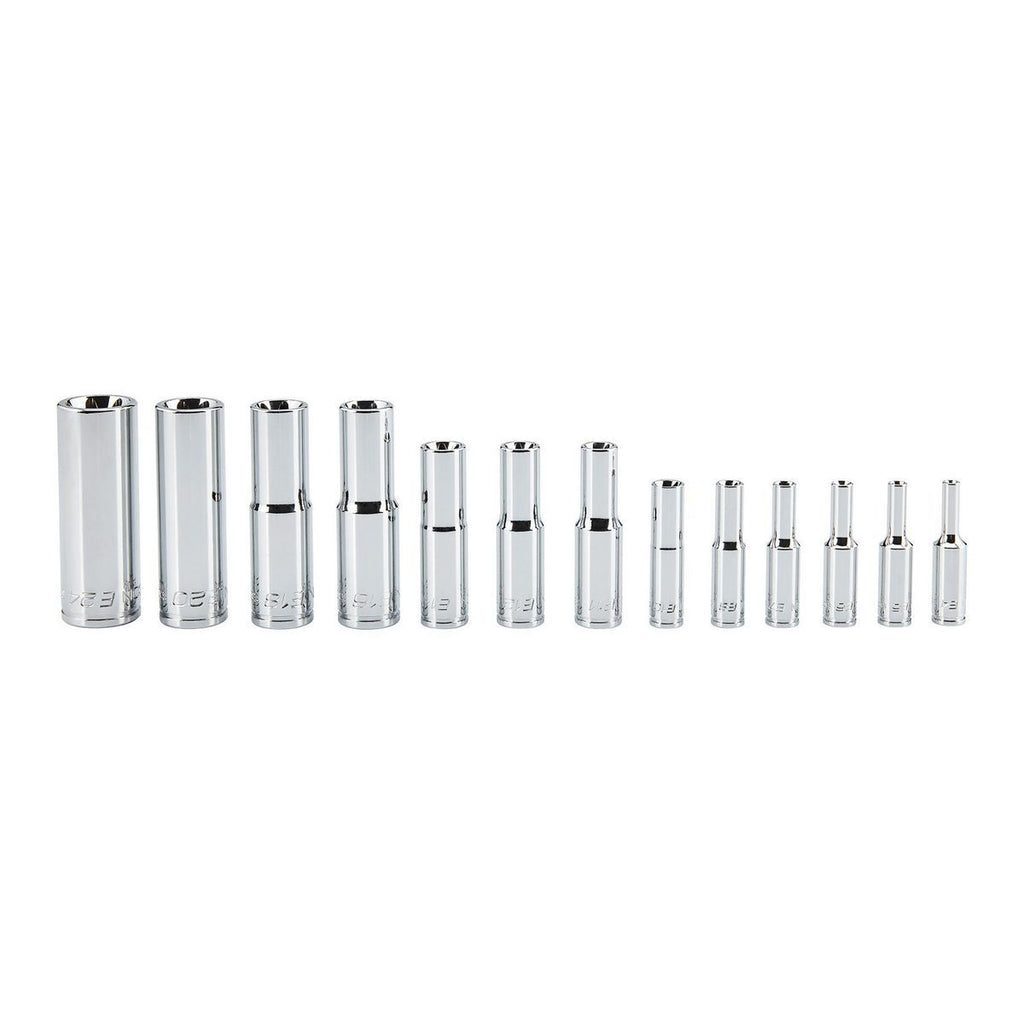 1/4 in., 3/8 in., 1/2 in. Drive Deep E-TORX Socket Set, 13-Piece H5545
