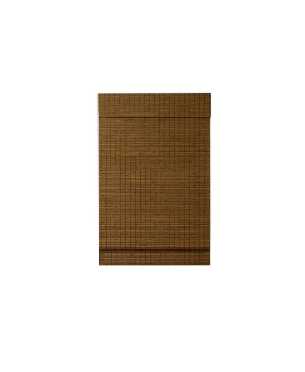 Cordless Maple Bamboo Roman Shade with Valance 35 in. W x 64 in. L K368065
