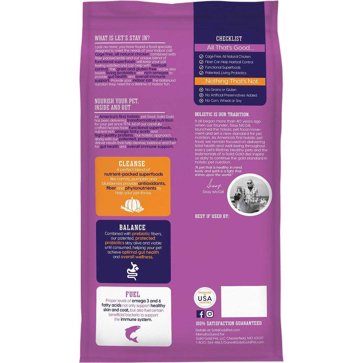 Solid Gold Grain-Free Dry Cat Food Z818212