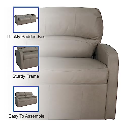 65" Jack Knife RV Sleeper Sofa with Arms (Mahogany) T560776