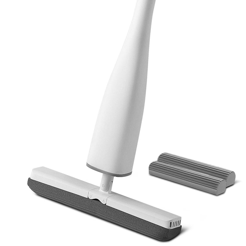 Self-Squeeze PVA Foam Sponge Mop with 2 Sponge Mop Head Replacement S4453