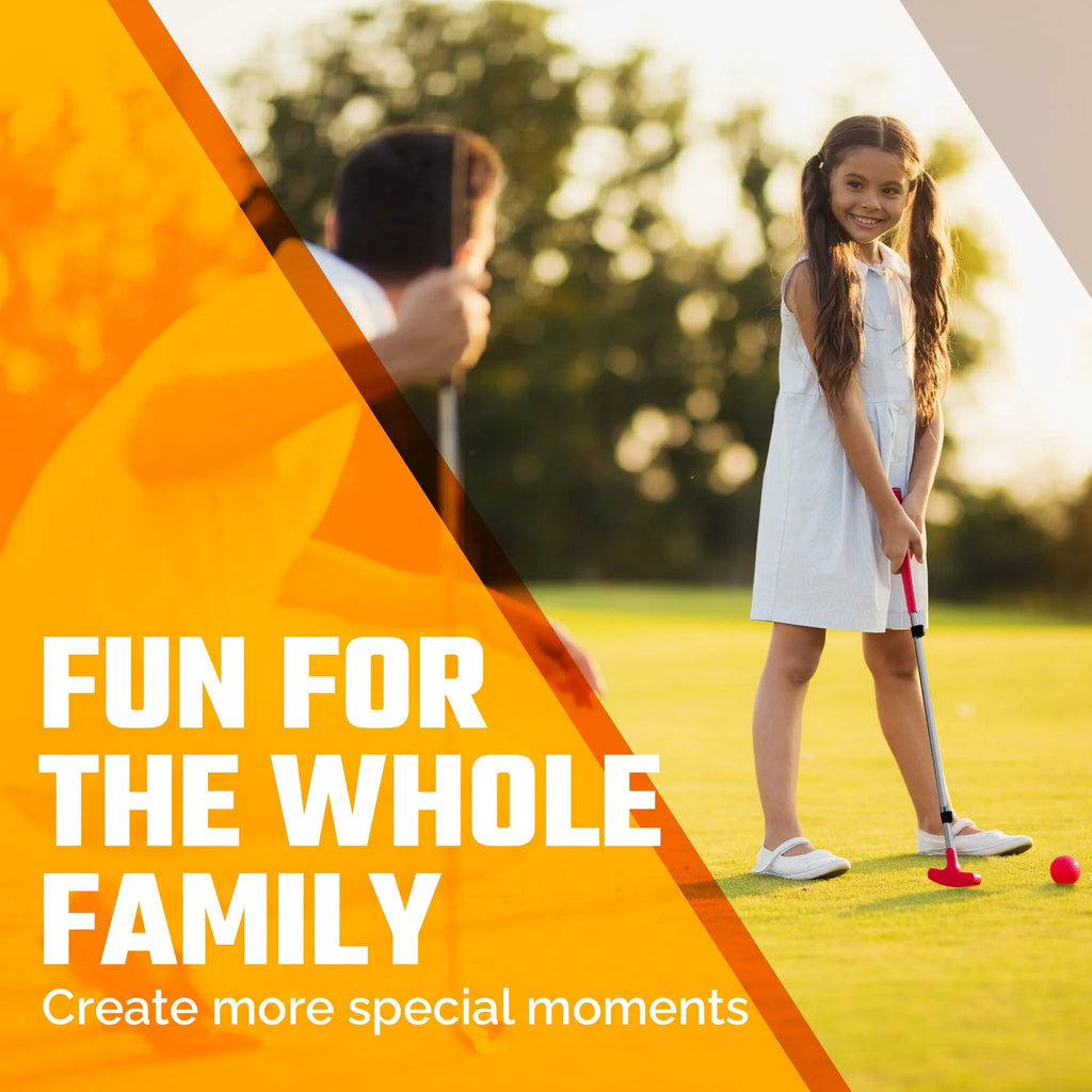 Kids Putter with Extendable Shaft, 3 Balls, Cup with Flag H230892