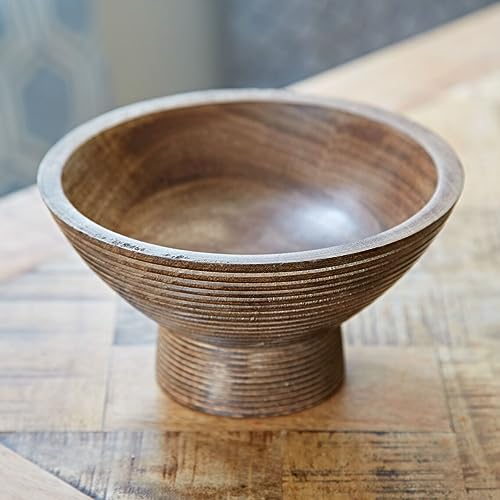 Wooden Mango Wood Serving Bowl H4865