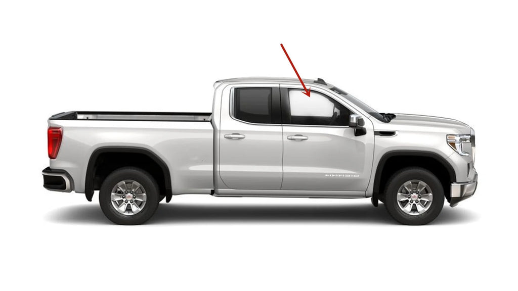 Right Side Front Door Window Glass for GMC Sierra 1500 Crew Cab 2019-2022 J70135