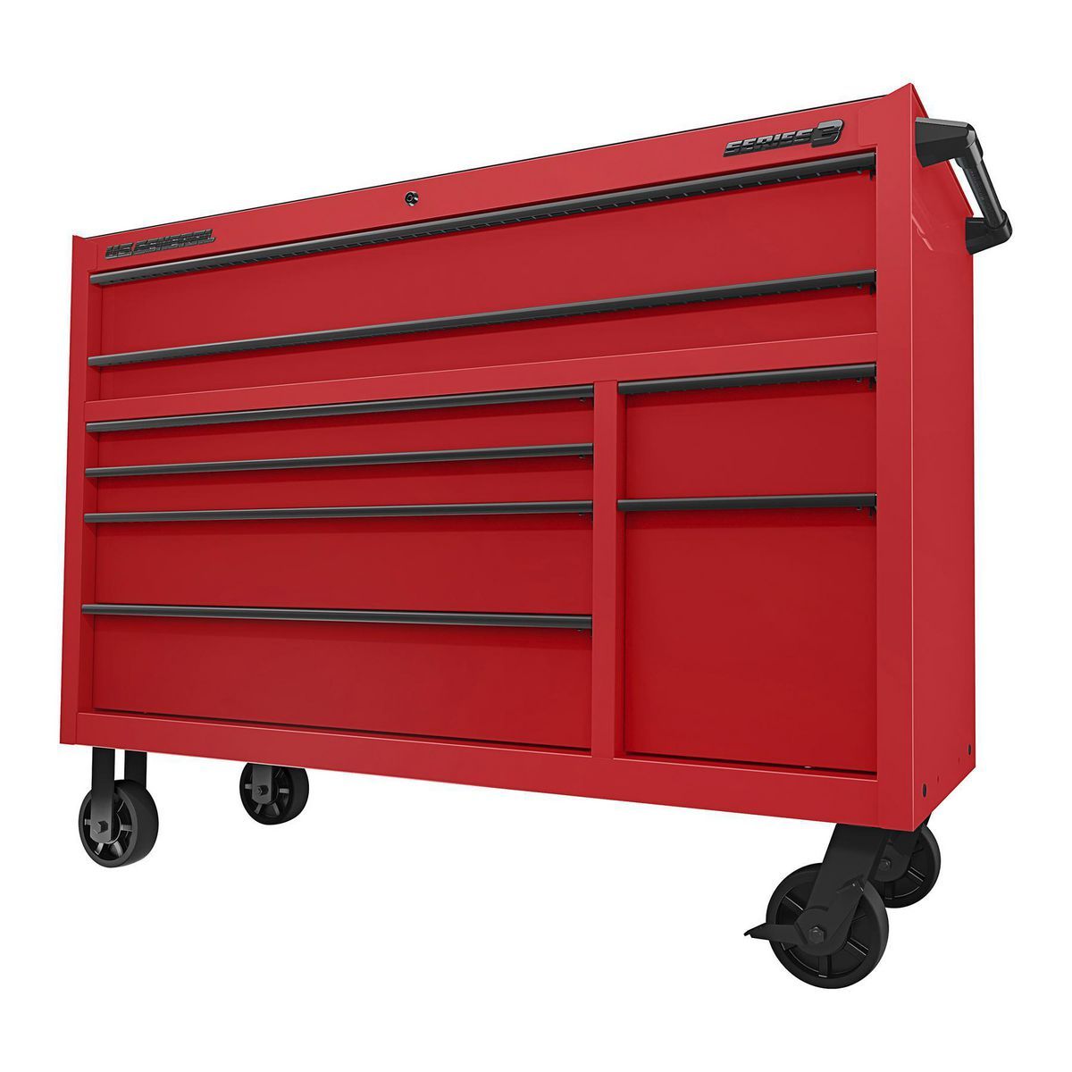 56 in. x 22 in. Red Roll Cab A91704
